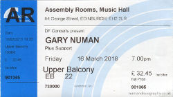 Edinburgh Ticket 2018